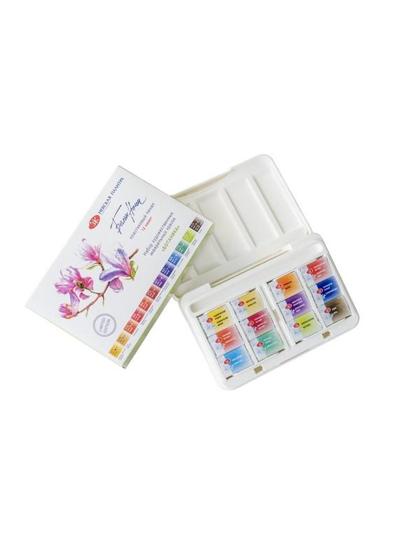 Краски акварельные Белые ночи Ботаника 12цв х 2,5мл в наб., кюветы 19421874