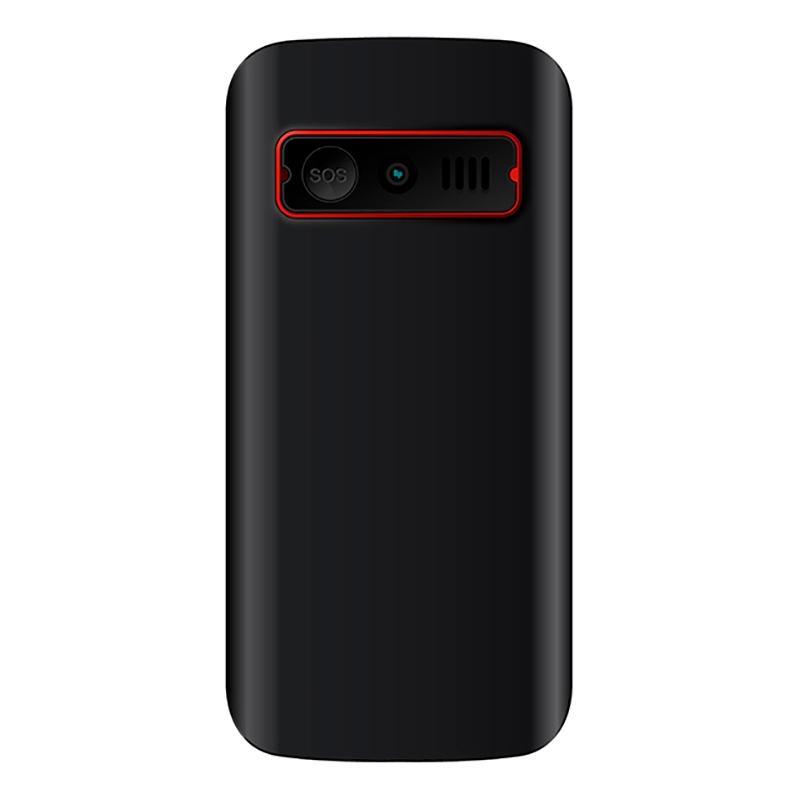 Мобильный телефон Texet TM-323B  черный/красный