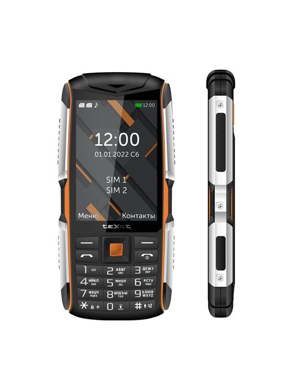 Мобильный телефон teXet TM-D426 цвет черный-оранжевый