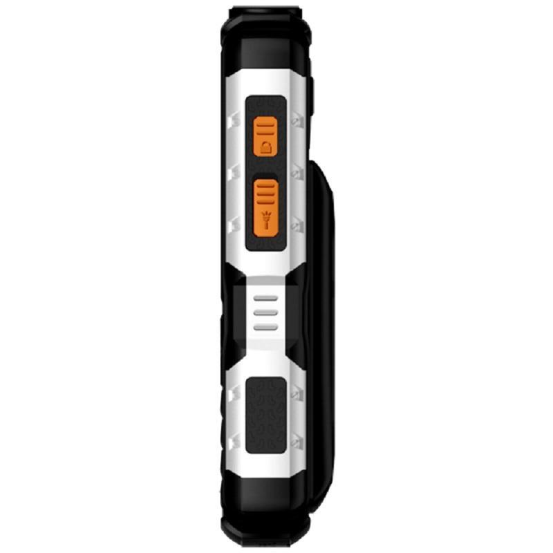 Мобильный  телефон BQ-2430 Tank Power Черный+Серебро