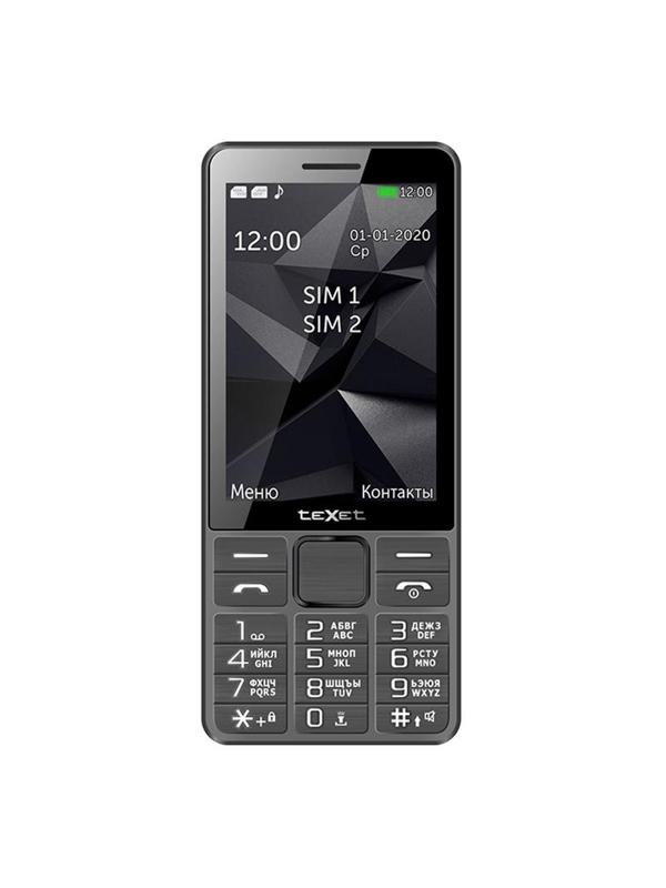 Мобильный телефон teXet TM-D324 цвет серый