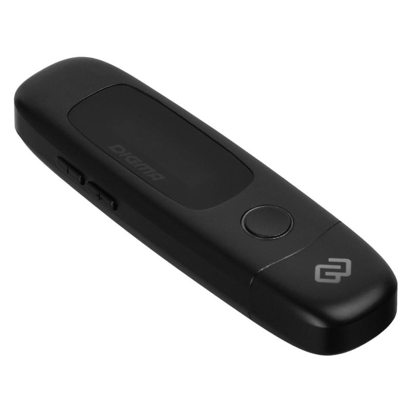 Плеер MP3 Flash Digma U4 8Gb черный/0.91/FM/microSDHC