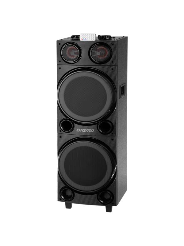 Музыкальный центр Digma MS-14 черный 600Вт FM USB BT micro SD