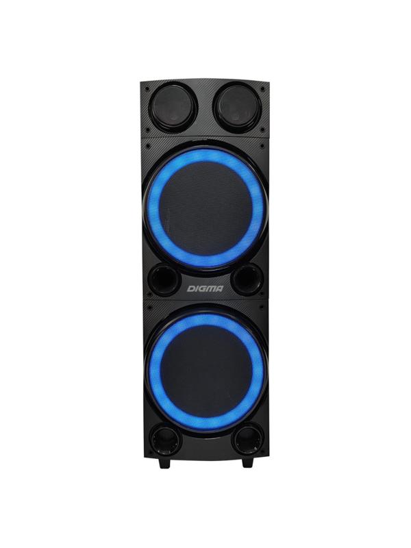 Музыкальный центр Digma MS-14 черный 600Вт FM USB BT micro SD