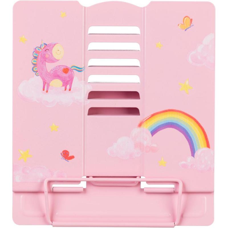 Подставка для книг №1School Волшебный Единорог,металл19x15,5x20см,6настроек