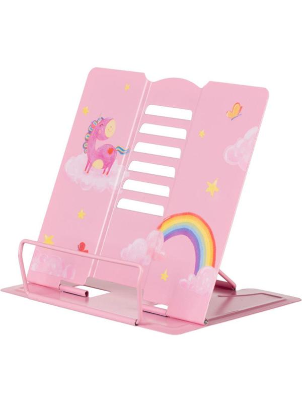 Подставка для книг №1School Волшебный Единорог,металл19x15,5x20см,6настроек