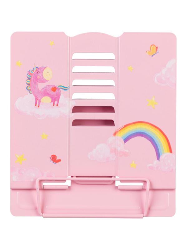 Подставка для книг №1School Волшебный Единорог,металл19x15,5x20см,6настроек