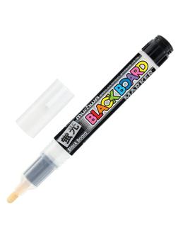 Маркер меловой MunHwa Black Board Marker белый 3мм, водная основа BM-05