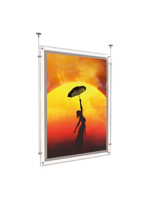 Панель световая ProMEGA Crystal 2стор тросы А2+ (510х684) раз.пл. 420х594