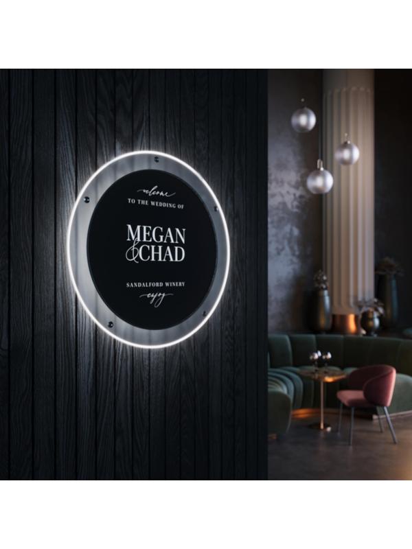 Панель световая ProMEGA Crystal 1стор к стене круглая (30см) плакат 21см