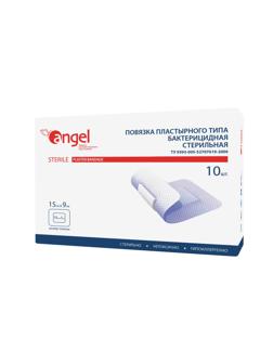 Перевяз. ср-ва Повязки раневые бактерицидные 15x9  10шт/уп Angel