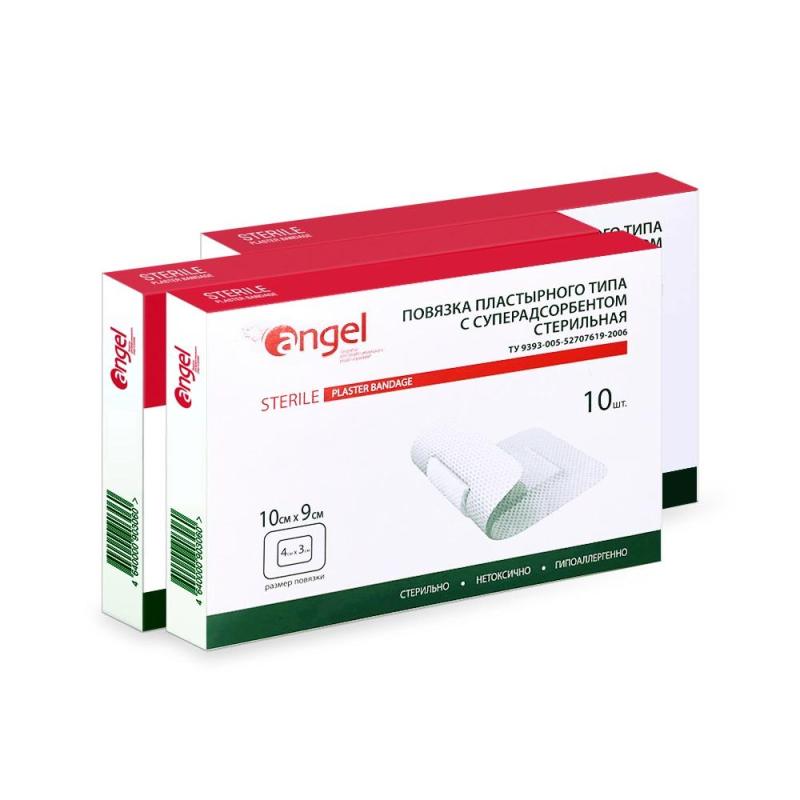 Перевяз. ср-ва Повязки раневые суперадсорбирующие 10x9  10шт/уп