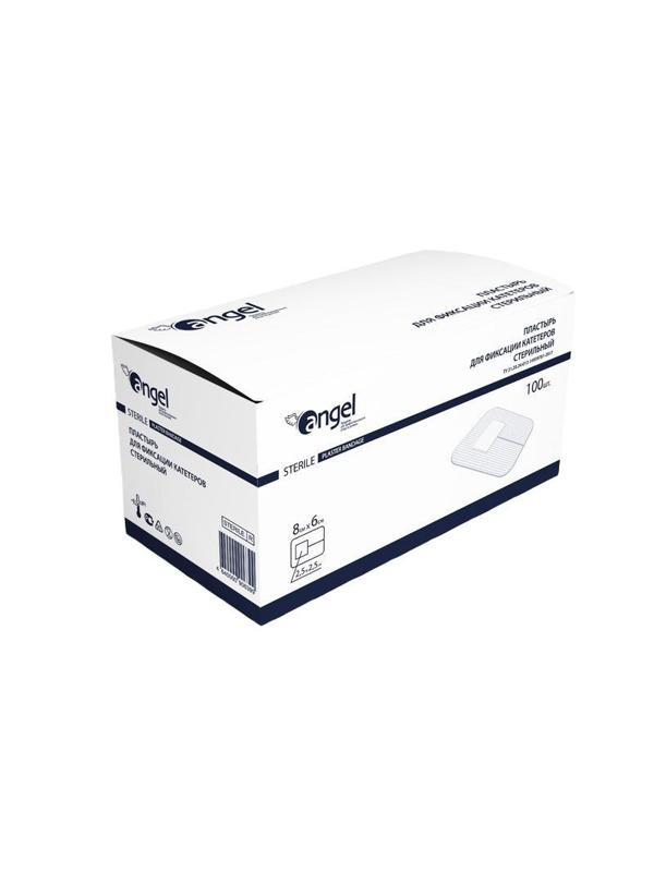 Перевяз. ср-ва Пластырь для фиксации катетеров стер. 8x6,100шт/уп