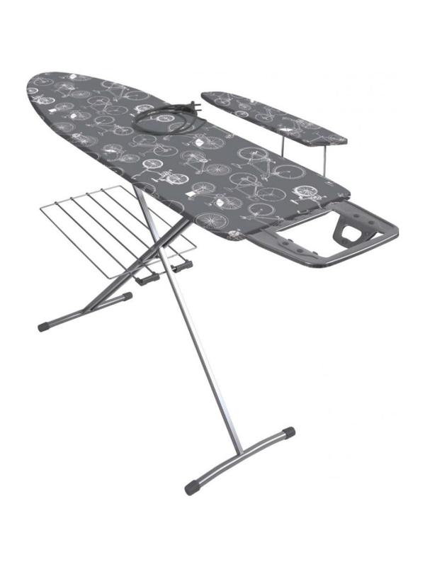 Гладильная доска Ника7 Н7 38х122см,подст,подрук,удлин,полка