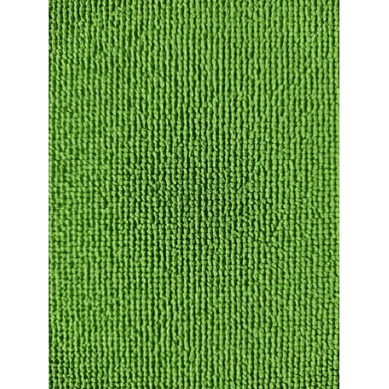 Салфетки хозяйственные из микрофибры ПУ покр 250г/м2 35х40см 5шт/уп зеленые