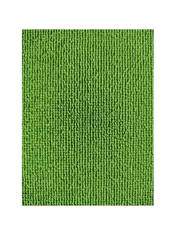 Салфетки хозяйственные из микрофибры ПУ покр 250г/м2 35х40см 5шт/уп зеленые