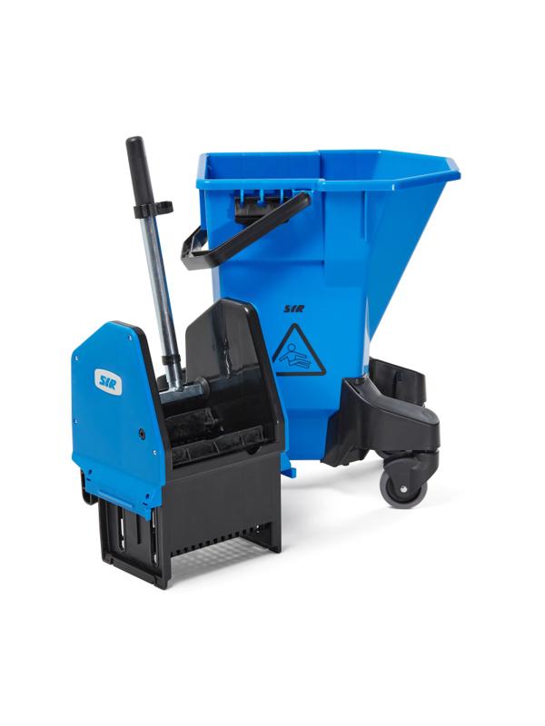 Ведро на колесах SYR 26л (раб.16л) cервисное Эрго NU3 синее NU3B