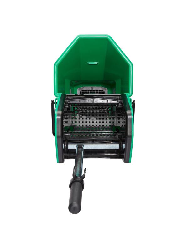 Ведро на колесах SYR 26л (раб.16л) cервисное Эрго NU3 зеленое NU3G