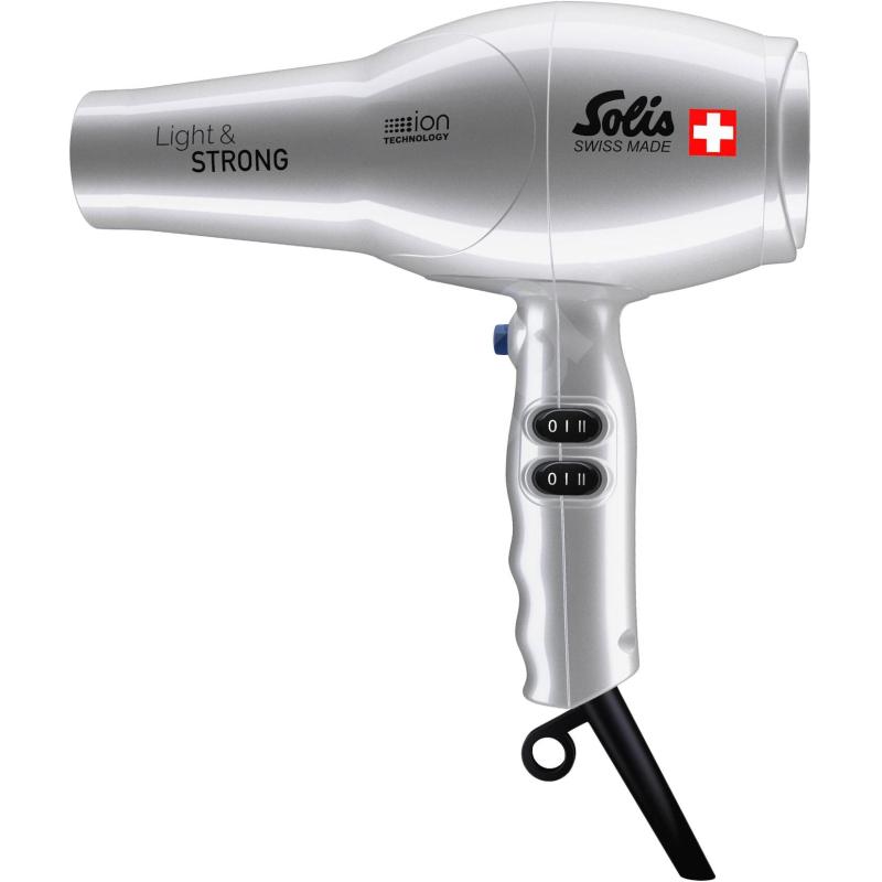 Фен Light & Strong 442 серебристый SOLIS HAIR DRYER SILVER 422 SOLIS
