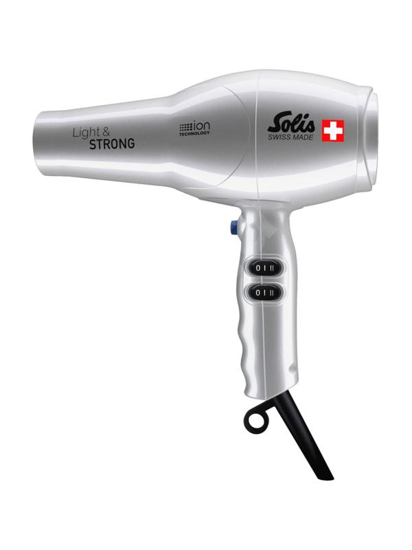Фен Light & Strong 442 серебристый SOLIS HAIR DRYER SILVER 422 SOLIS