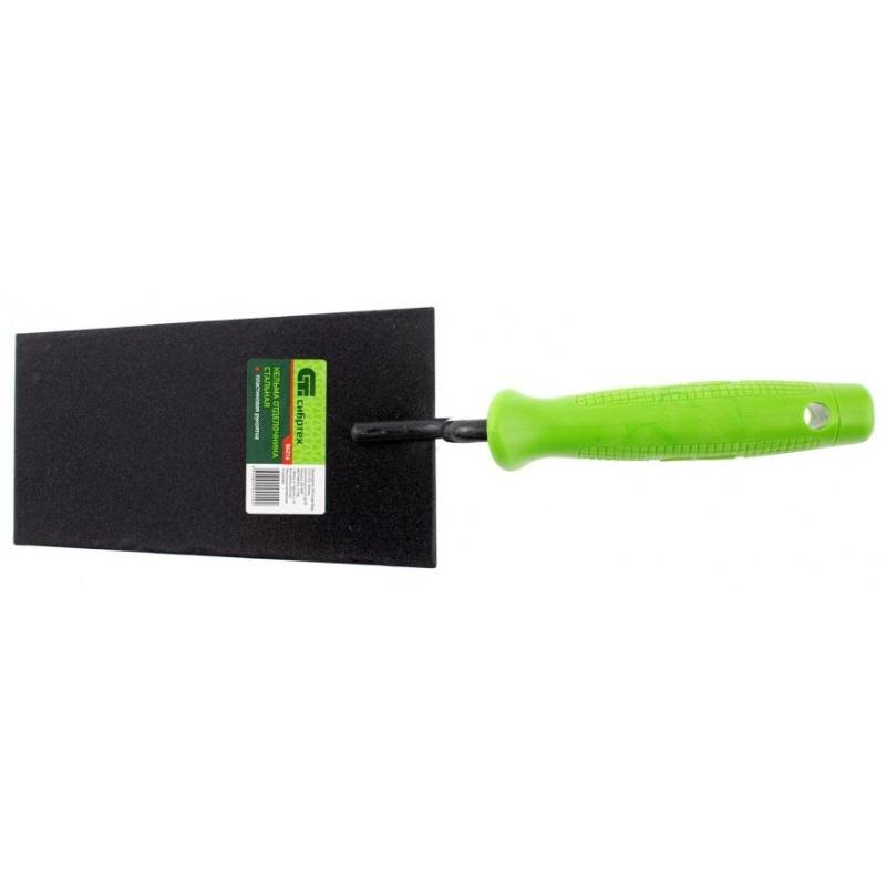 Кельма отделочника стальная 160 мм пластиковая ручка Сибртех 86216