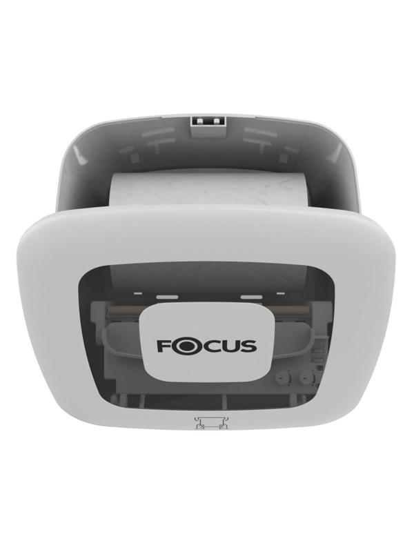 Диспенсер Focus д/рулон полотенец с автомат отрывом белый 8077062/8093486