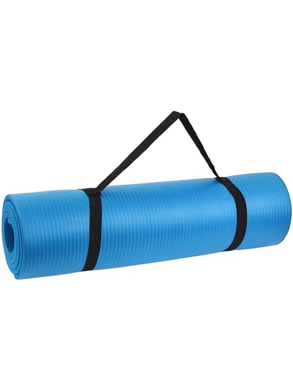 Коврик для фитнеса и йоги  Larsen NBR синий р183х60х1см 352559