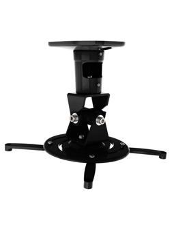 Кронштейн для проекторов Cactus CS-VM-PR01-BK потолочный, 10 кг, черный