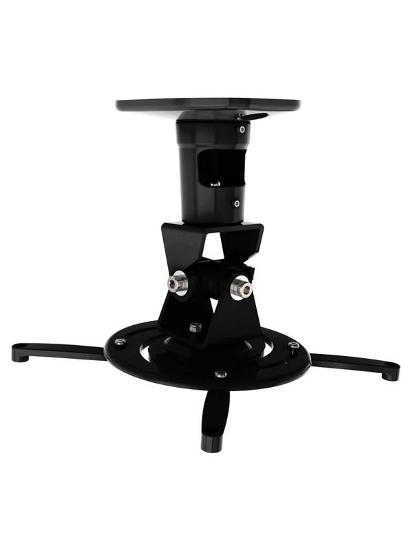 Кронштейн для проекторов Cactus CS-VM-PR01-BK потолочный, 10 кг, черный