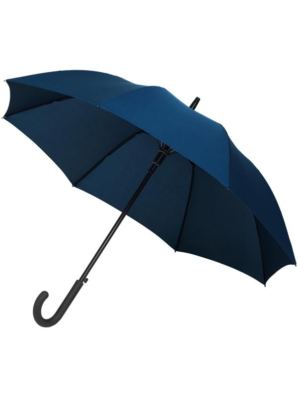 Зонт -трость Magic с проявляющимся рисунком в клетку, темно-синий,17012.40