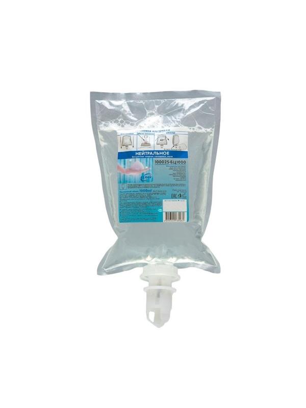 Картридж с жидким мылом KEMAN пен нейтрал S4 1000мл 100025-БЦ1000