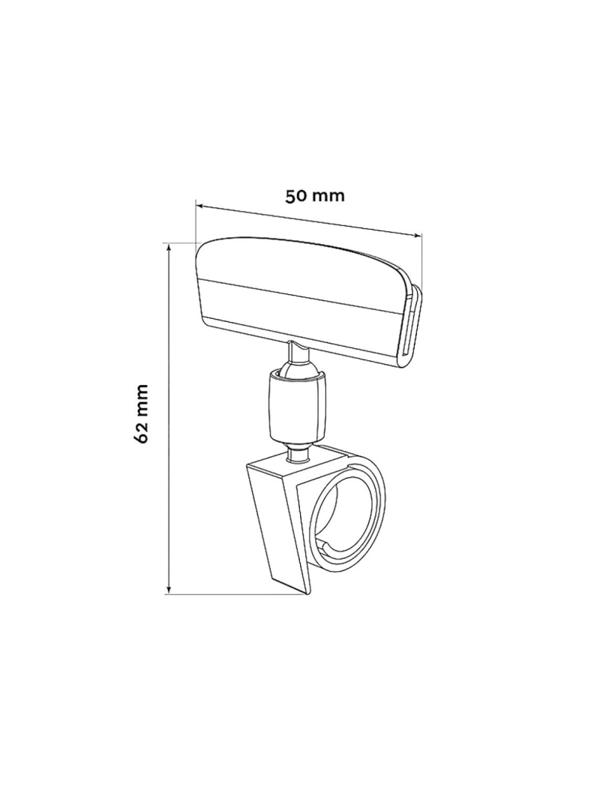 Ценникодержатель улитка на край прозрачный (10 штук в упаковке)