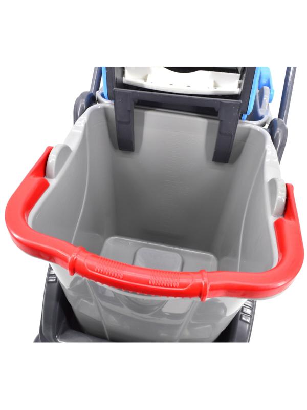 Тележка уборочная двухведерная CK750-Grey 2х25л каркас пластик серая