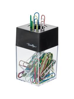 Скрепочница магнитная Глобус ДБ-50П-70,метал.цветн.скреп.50мм(70шт),пластик