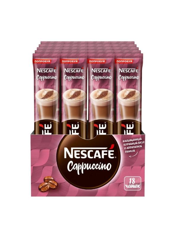 Кофе Nescafe Classic Cappuccino раств., шоу-бокс, 18гх18шт/уп
