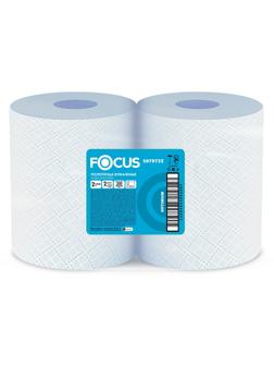 Бумага протирочная FOCUS Jumbo 2сл1000лx2рул/уп350м перф 33х35 5079732 МСК