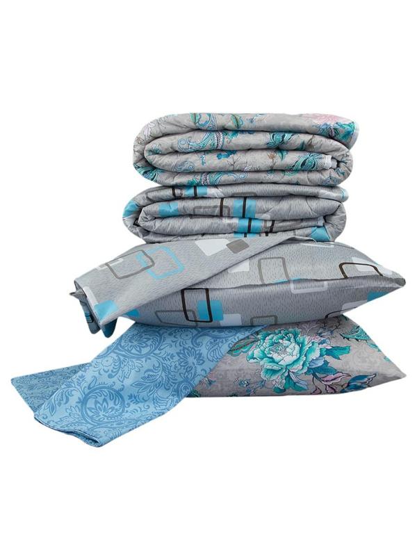 Набор Летний 2сп (одеяло, 2 нав.-70х70, простынь- ПЭ 100%), ассорти