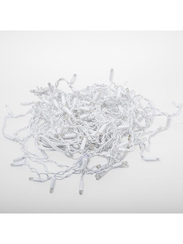 Гирлянда светодиодная Айсикл(бахрома)152, 4,8х0,6м,230В, ТЕПЛ БЕЛ 255-138-6