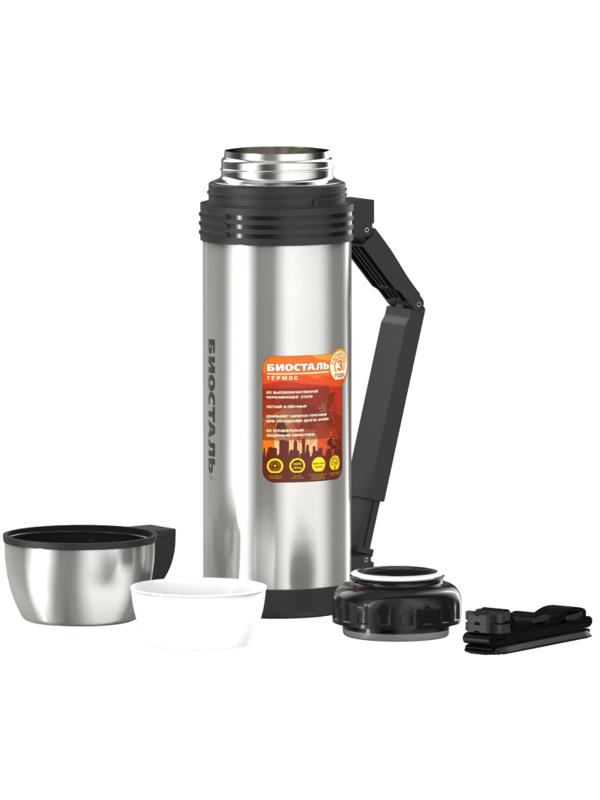 Термос БИОСТАЛЬ-СПОРТуниверсальный с ручкой, 2,0л., NGP-2000 P