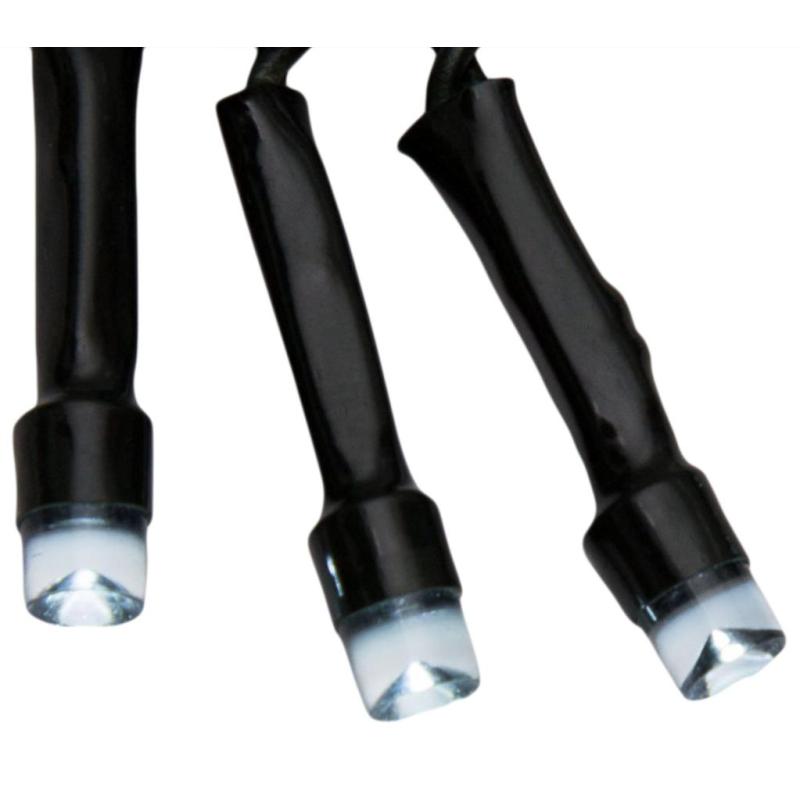 Электрогирлянда Твинкл Лайт 10 м, тем-зел ПВХ,80 LED,цвет белый 303-045