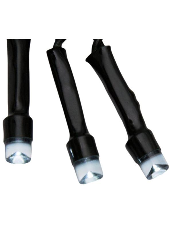 Электрогирлянда Твинкл Лайт 10 м, тем-зел ПВХ,80 LED,цвет белый 303-045