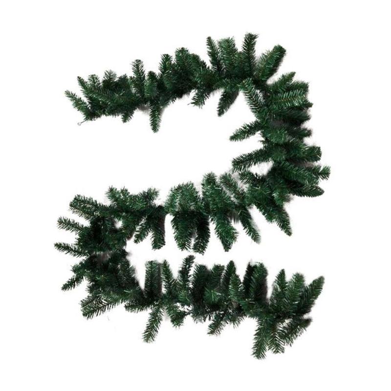 Гирлянда новогодняя Хвоя в зеленом из ПВХ / 30x30x270см арт.89146