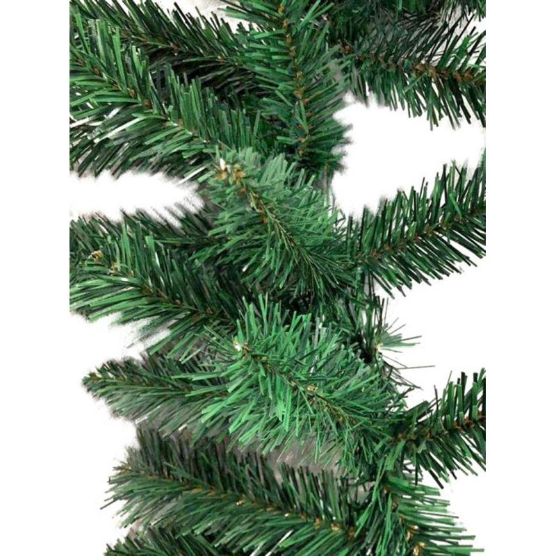 Гирлянда новогодняя Хвоя в зеленом из ПВХ / 30x30x270см арт.89146