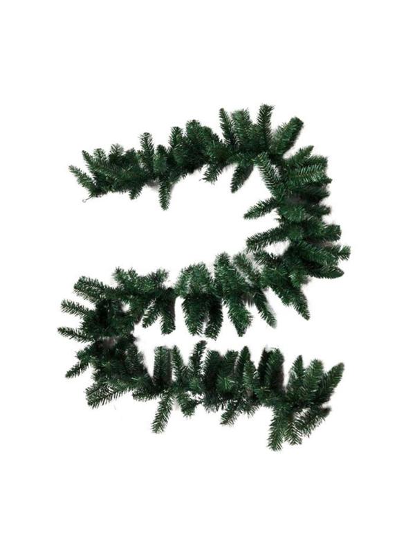 Гирлянда новогодняя Хвоя в зеленом из ПВХ / 30x30x270см арт.89146