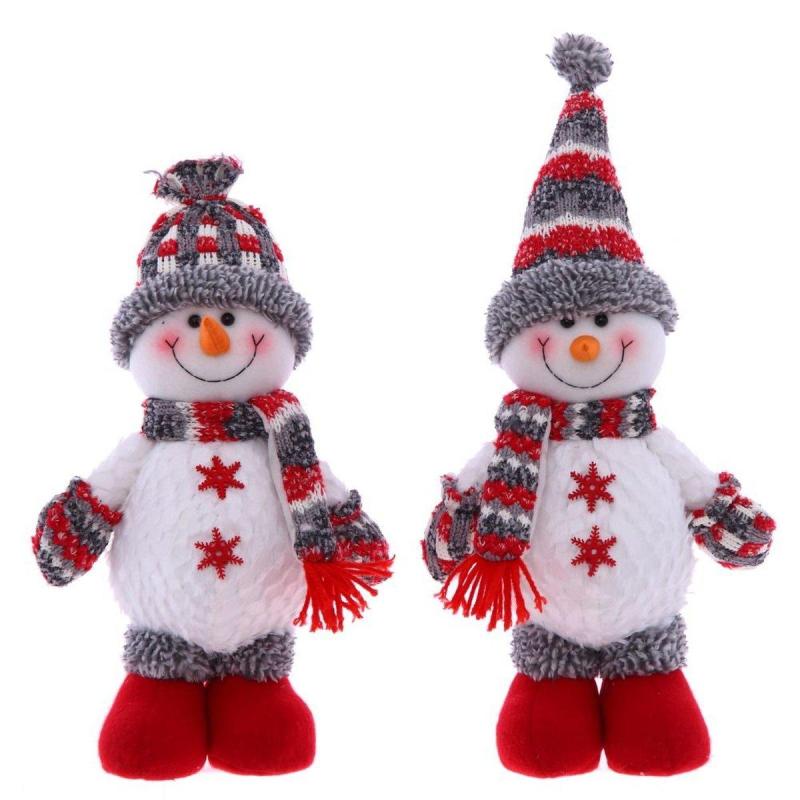 Игрушка набивная Снеговик, L22 W10 H44,5 см, 2в. 752023