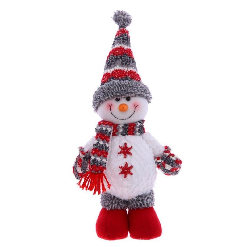 Игрушка набивная Снеговик, L22 W10 H44,5 см, 2в. 752023