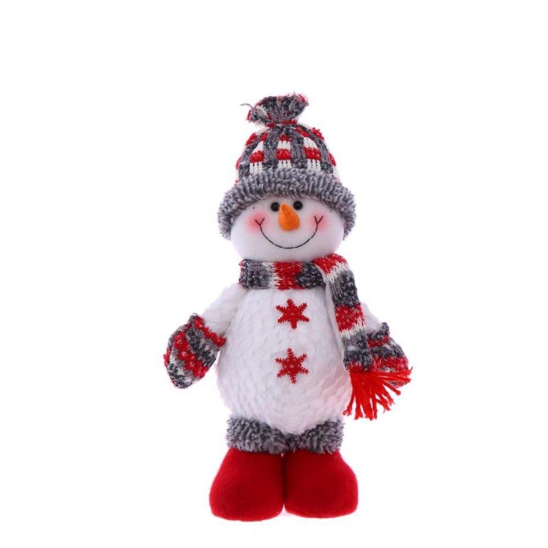 Игрушка набивная Снеговик, L22 W10 H44,5 см, 2в. 752023