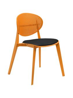 Стул для столовых EL_SHT-S111-CN1 пластик оранжевый/черный