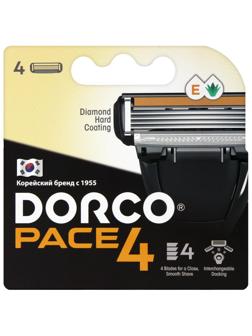 Сменные кассеты для бритья Dorco PACE4, 4лез. FRA1040 4 шт/уп