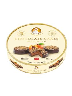 Пирожное Santa Bakery Chocolate Cakes шок. с абр. джемом, 225г